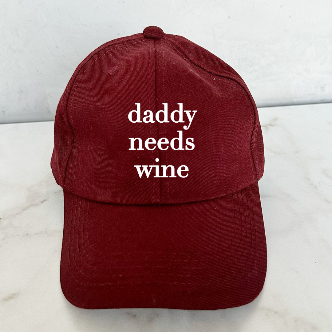Boné - Daddy needs wine