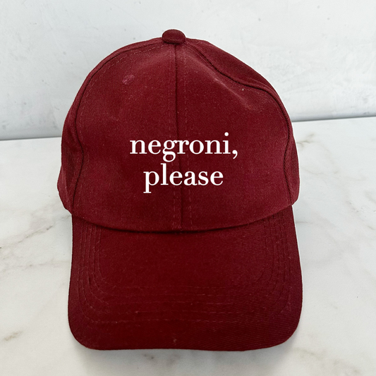 Boné - Negroni, please