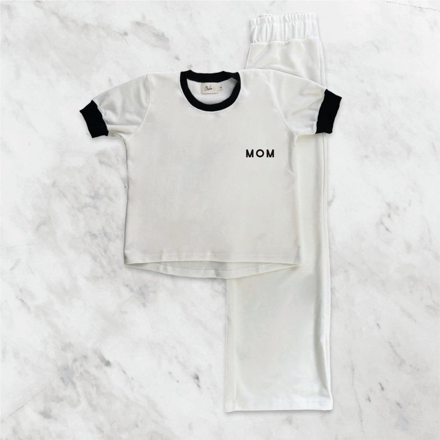 Pijama Branco Personalizado Feminino Inverno