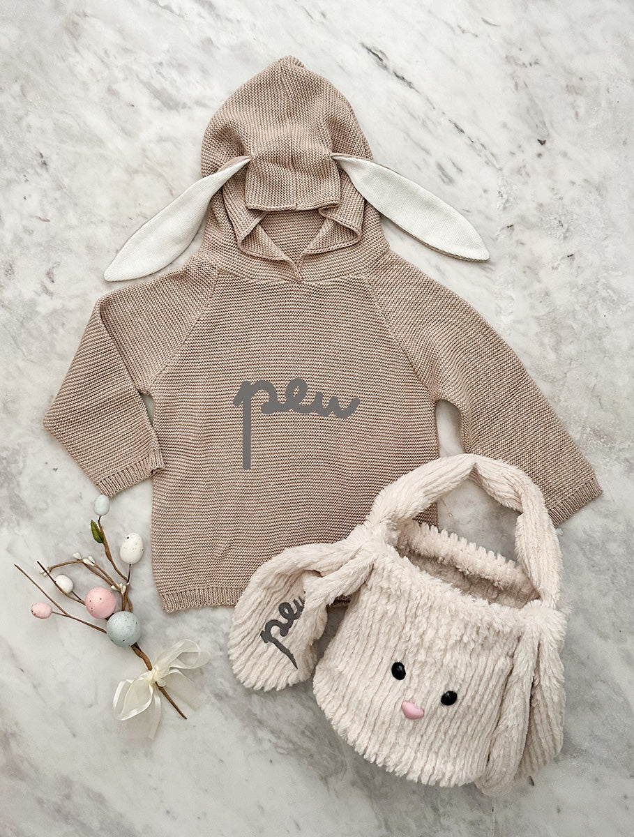 Tricot Coelho Areia