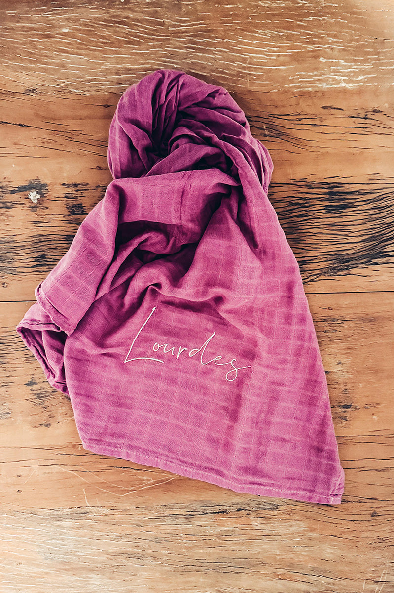 Swaddle Personalizado Bordado