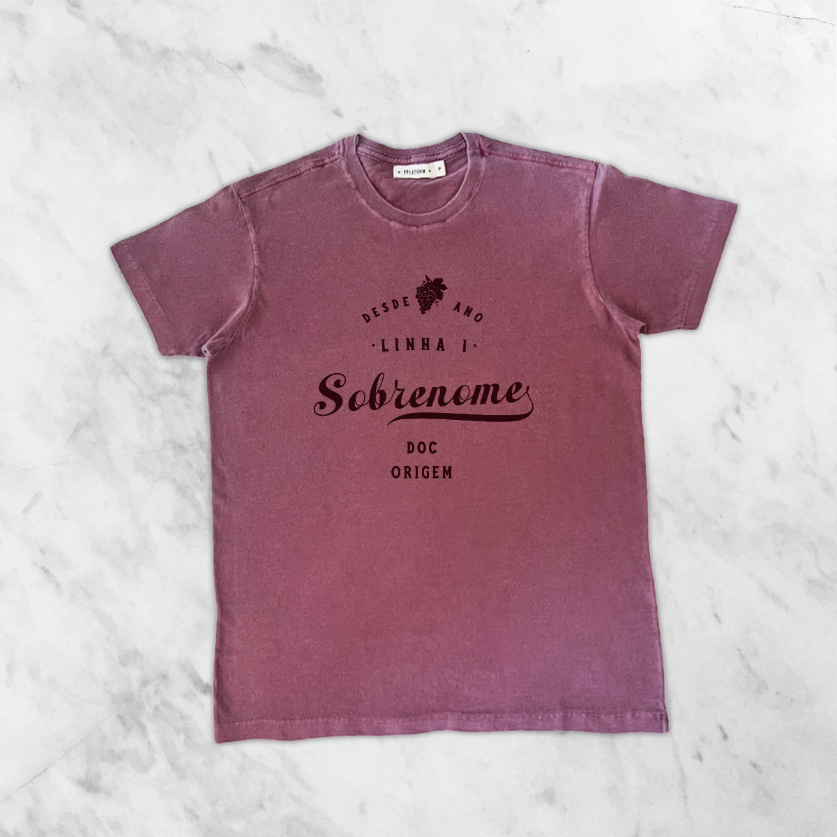 Camiseta - Vinho