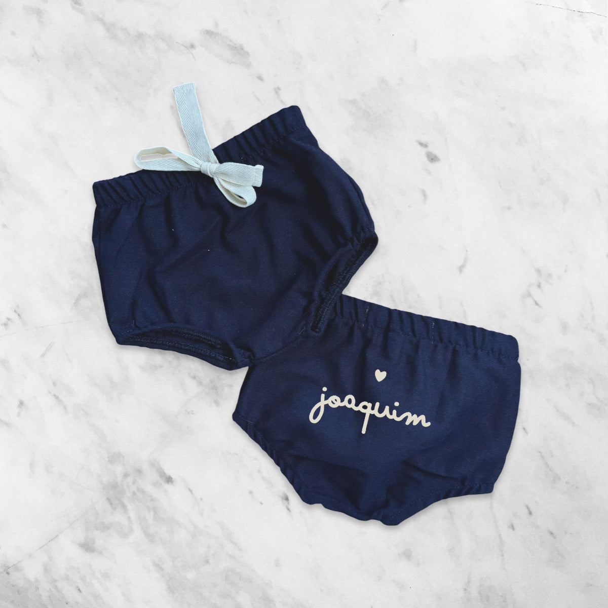 Tapa Fraldas Linho Marinho