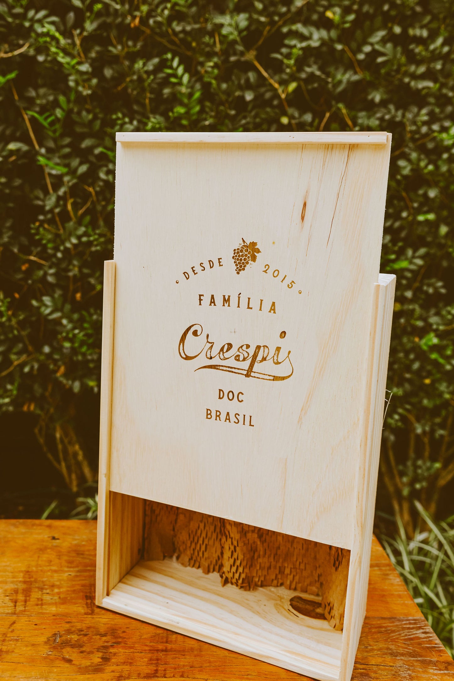 Caixa Madeira com Tampa Madeira