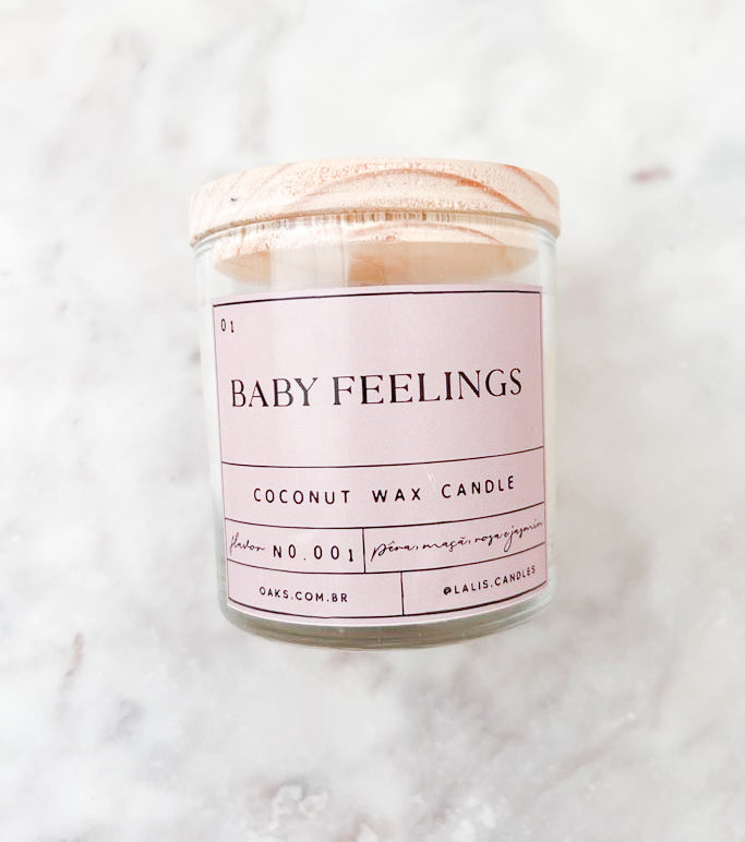 Vela com Aroma Bebe - Baby Feelings