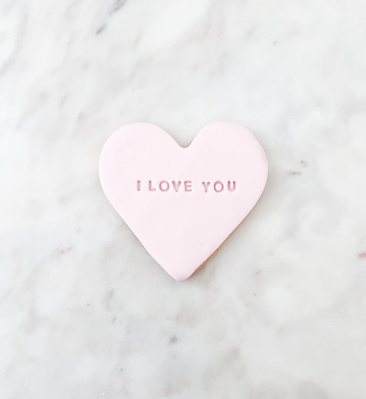Biscoitos Decorados I LOVE YOU