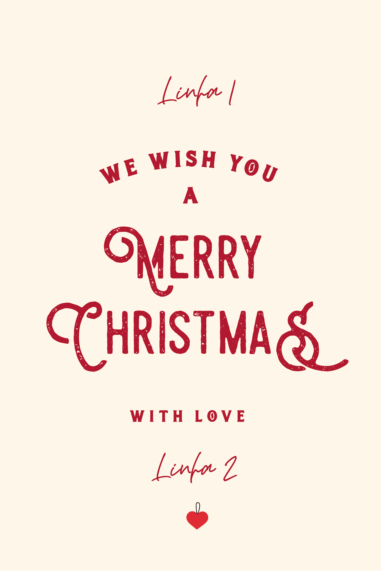 Rótulo de Natal Personalizado